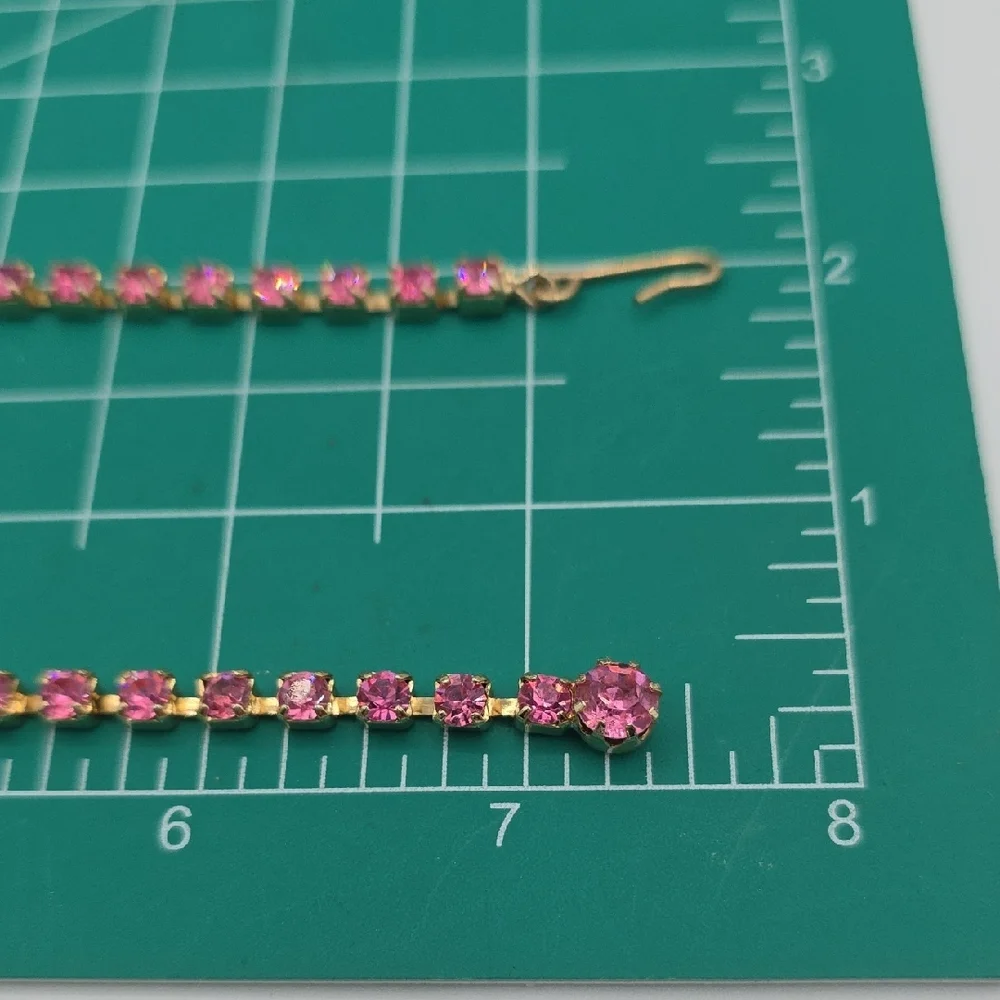 Elegant Pink and Blue Floral Necklace and Earring Set